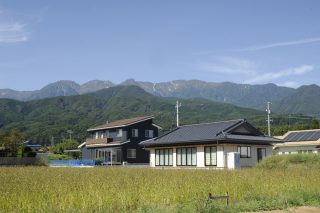 建売住宅と中央アルプス③